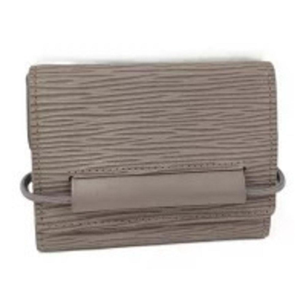 LOUIS VUITTON Portefeuille Elastic Tri fold Wallet Epi Leather Lilac